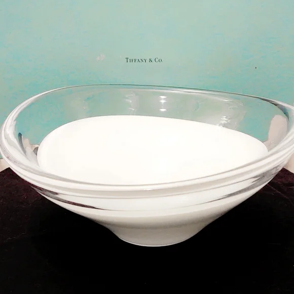 Vintage Tiffany & Co. Murano Salviati Art Glass Bowl - Picture 2 of 8